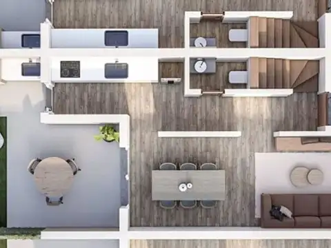 DUPLEX EN POZO EN GONNET