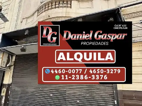 ALQUILER – LOCAL C/DEPÓSITO – 1300 M2