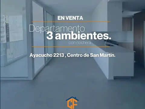 Departamento 3 ambientes en venta en General San Martin