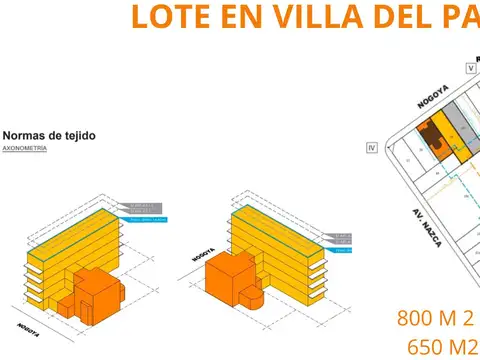 VILLA DEL PARQUE-TERRENO PARA CONSTRUIR EXCELENTE UBICACION