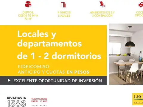 Departamento en Venta de 3 ambientes