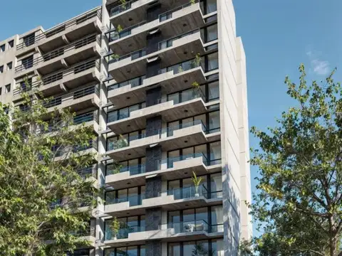 Departamento semipiso al frente POZO