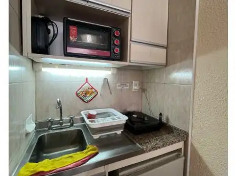 Alquiler temporario departamento 1 ambiente con cochera y vista al mar Miramar