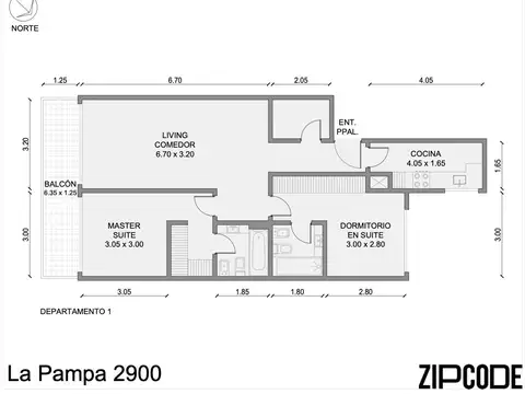 Departamento en Venta en Belgrano, USD 427.000