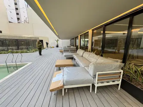 Venta espectacular 3 ambientes a estrenar en Belgrano, amenities, seguridad 24 hs, cochera. Florean