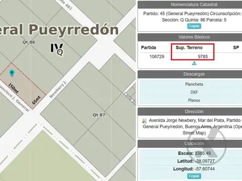 VENTA  |  TERRENO APTO DESARROLLO COMERCIAL RECIDENCIAL  | 