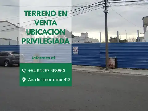 TERRENO EN VENTA UBICACION PRIVILEGIADA IDEAL PARA INVERSORES