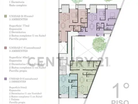 VENTA 3 AMBIENTES EN OLIVOS 2 BAÑOS TOILETTE