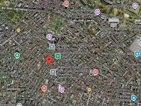 Billinghurst e/ Avenida Santa Fe y Güemes