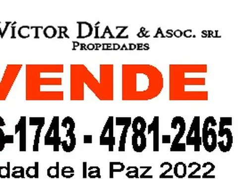 VENTA DE TERRENO / LOTE EN SUCRE 2733 BELGRANO CAPITAL