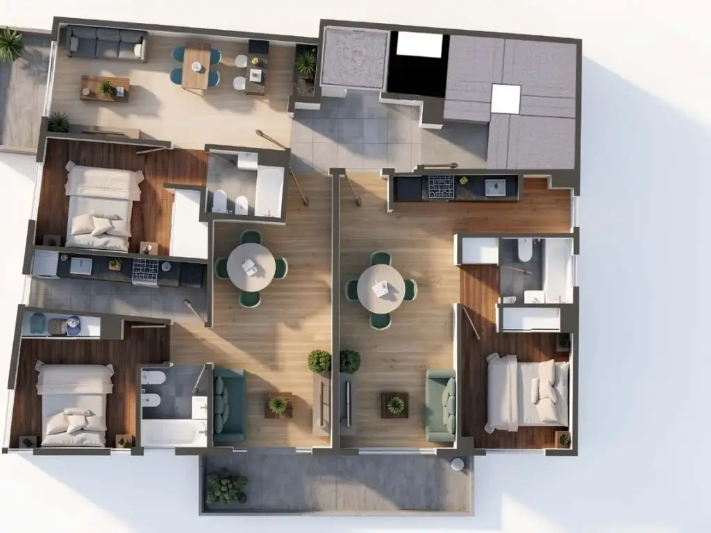 Edificio de 12 pisos unidades de 2 amb - Entrega Marzo 2029