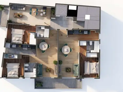 Edificio de 12 pisos unidades de 2 amb - Entrega Enero 0001