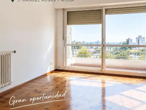 Departamento con balcón y vista lateral al río - Rosas 818