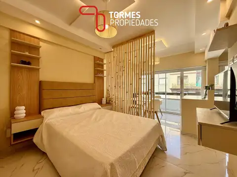 VENTA departamento 1 ambiente reciclado a la calle con balcón en zona Plaza Colón, Mar del Plata