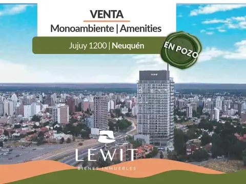 Venta departamento | monoambiente | balcón|  Pileta | Gimnasio | 2 SUM | Laundry | Torre Aura