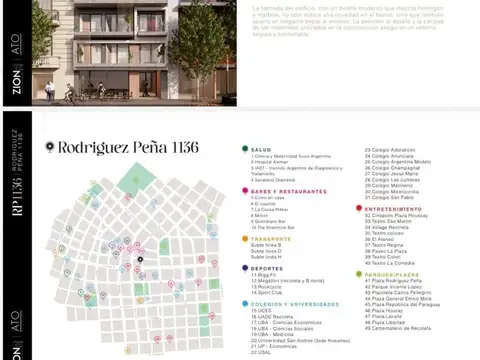 Departamento en Venta en Barrio Norte, USD 119.456