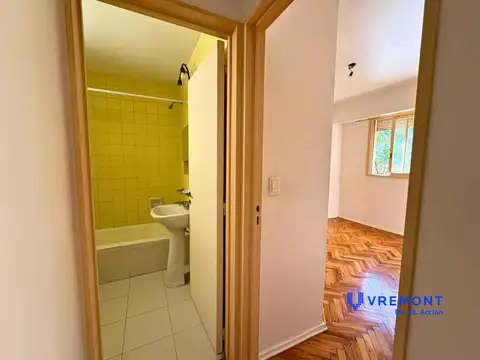 Departamento 2 ambientes con 1 baño