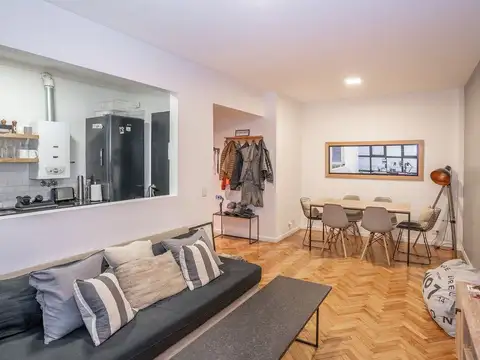 Venta 2 ambient reciclado y amoblado Palermo Chico