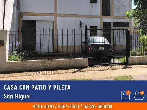 Casa en Alquiler en San Miguel, Partido de San Miguel