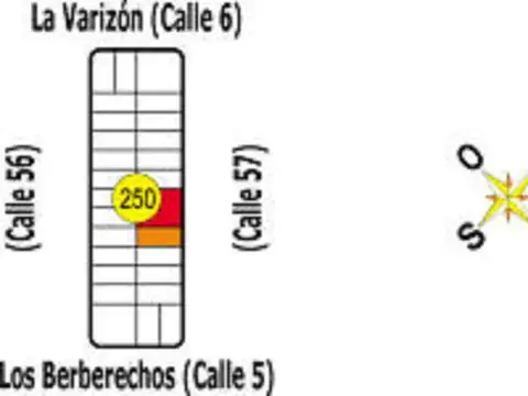 3 Lotes: E/ La Varizon, Los Berberechos y Calle 56 - La Esmeralda - B540