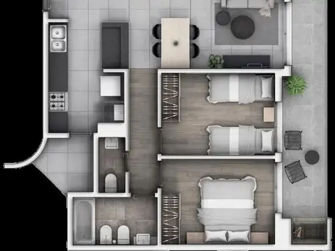 Departamento en Venta al Norte