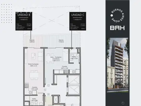 Departamento - Barrio Norte
