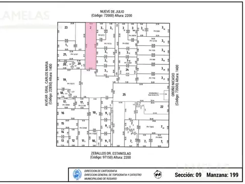 Terreno - 9 de Julio 2200