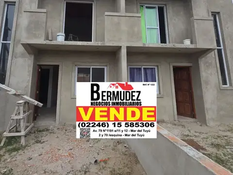 Venta Duplex 3 Ambientes Al Frente Calle 88 Entre 5 Y 6 Mar Del Tuyu Oportunidad De Inversión