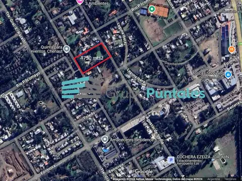 Terreno 4750 m2 en Canning Ezeiza, apto emprendimiento, con hermosa forestación y doble acceso