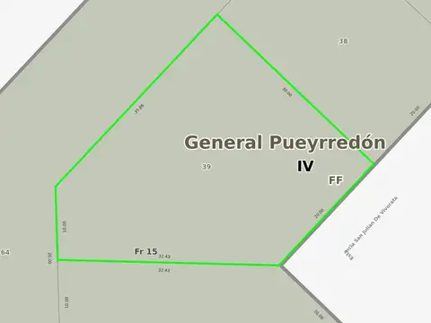 Terreno en Venta de 1002,0 m2