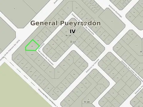 Lote de 1002 m2 - Barrio Santa Celina