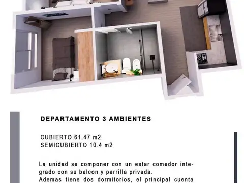 Departamento en Venta Permite mascota
