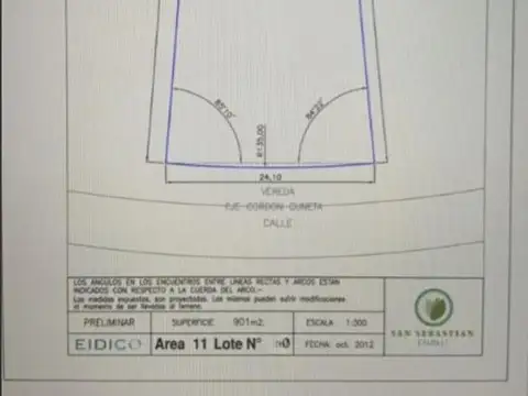 Terreno a la venta en San Sebastián