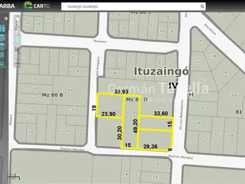 Venta Lotes, ideal emprendimiento en Ituzaingo