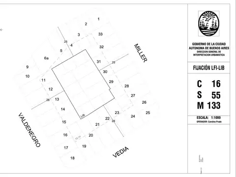 Terreno en Venta 24  mts Fondo