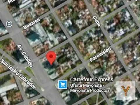 Avenida Cabildo e/ Vilela y Paroissien