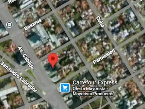 Avenida Cabildo e/ Vilela y Paroissien
