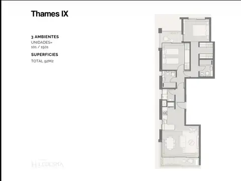 Departamento en Venta con 1 cocheras