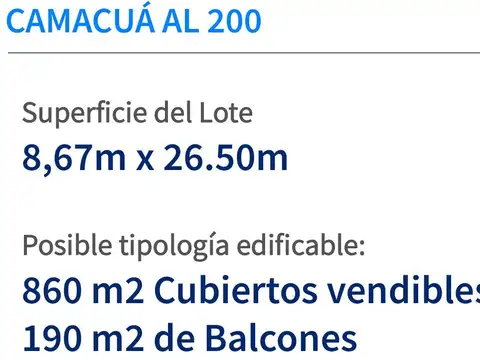 Terreno en Venta de 229,0 m2
