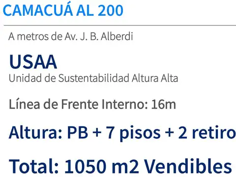 Terreno en Venta en Flores, USD 490.000