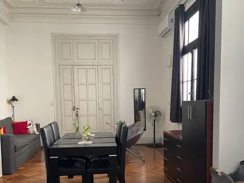 Monoambiente Amoblado en Alquiler en Congreso, 45 m² con Seg. 24 H.
