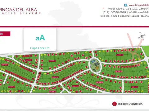 LOTE EN VENTA FINCAS DEL ALBA CANNING FINANCIADO