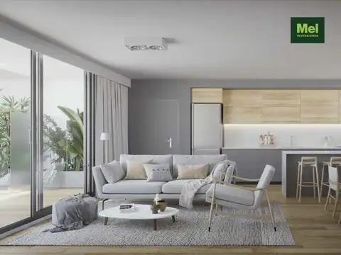 Departamento 3 ambientes con 2 baños