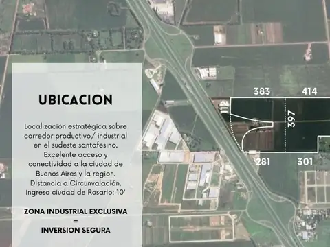 Campo en Venta en Alvear, Rosario