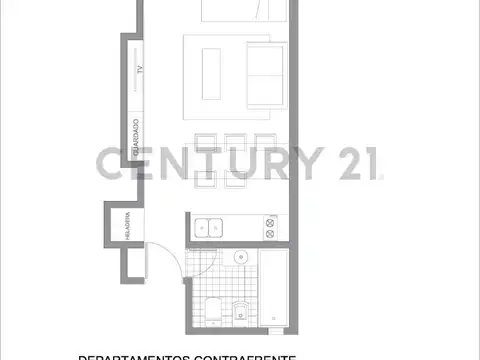 Departamento en Venta en La Loma, USD 55.000