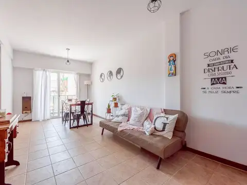 Departamento 2 ambientes con 1 baño