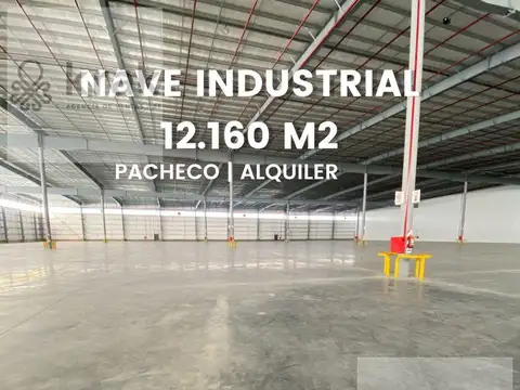 Nave Industrial de 12.160 m2 en predio cerrado, Pacheco.