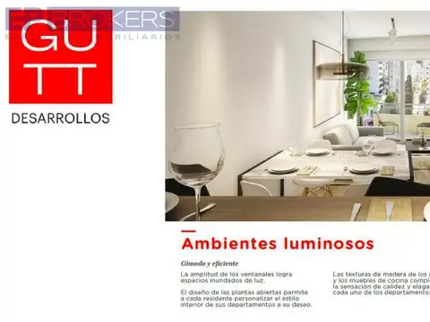 Departamento en Venta de 1 dormitorio