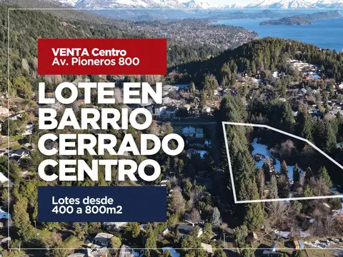 Lote en el centro de san carlos de bariloche