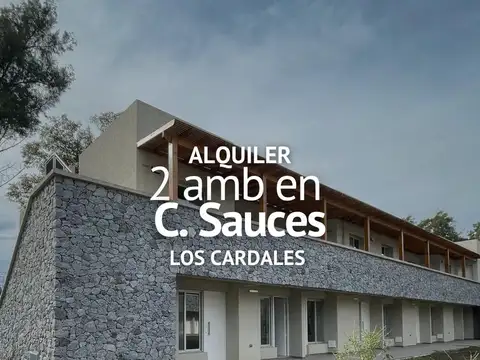 DEPARTAMENTO 2 AMBIENTES EN ALQULER, COMPLEJO SAUCES, LOS CARDALES